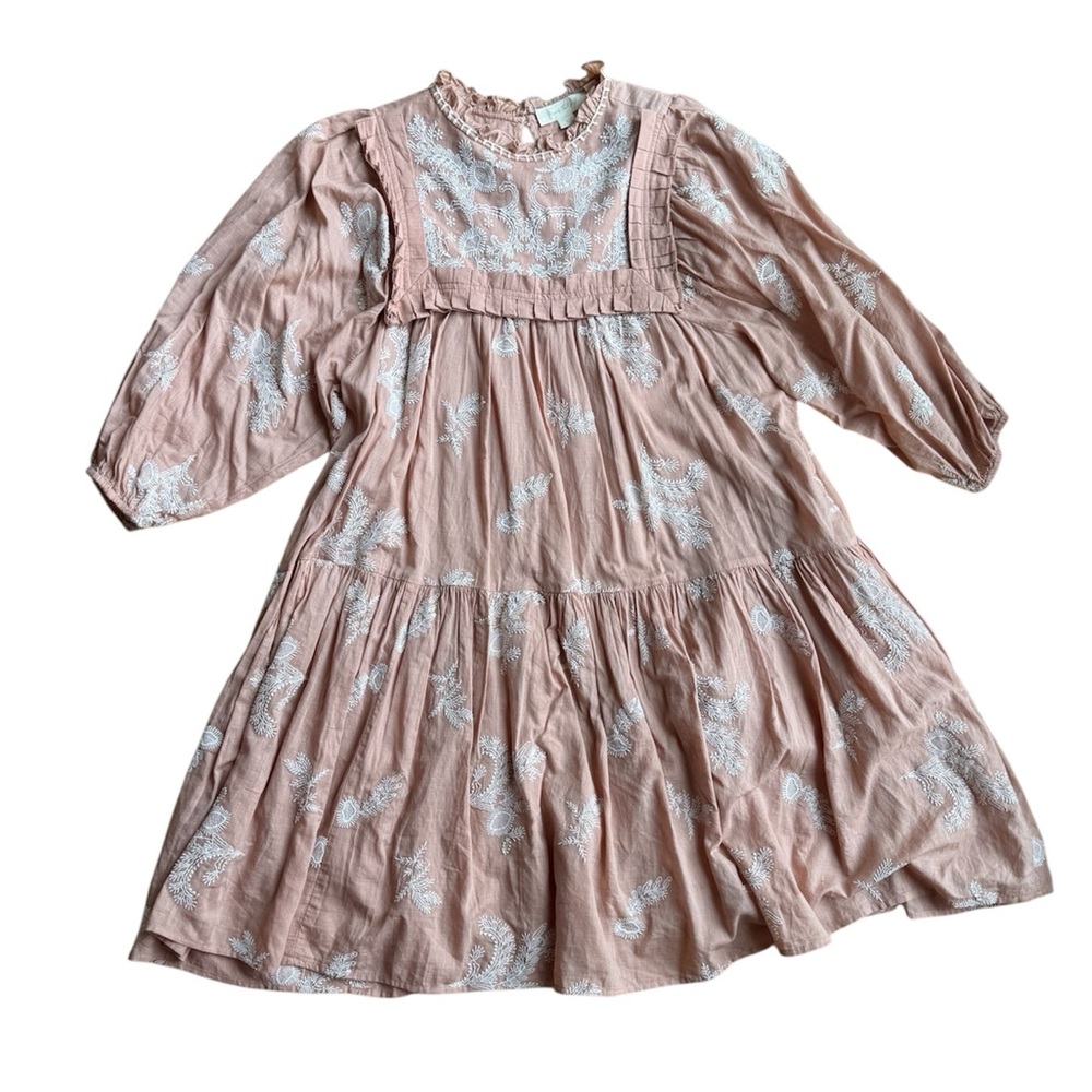NWOT Anthropologie Blush Dress (L)